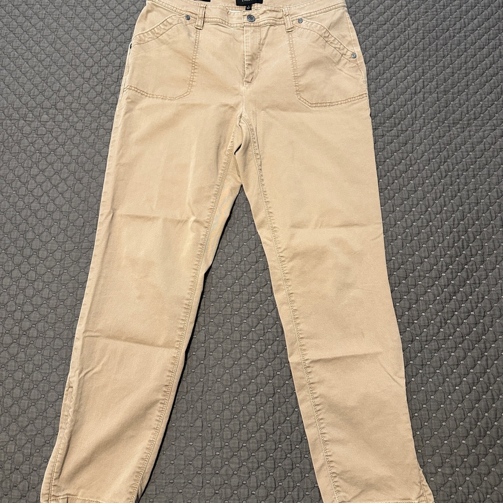 Talbots Beige Curvy Fit Pants